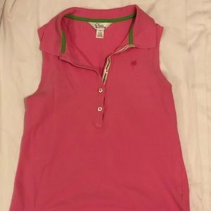 Sleeve less Lilly Pulitzer Polo shirt